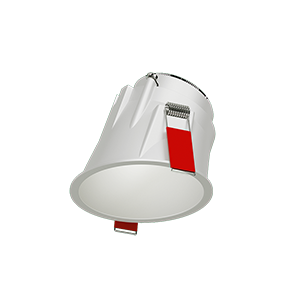 Рамка для модульного светильника "ВАРТОН" FLEX 50 06 круглая встраиваемая утопленная 95х80мм RAL9010 кососвет для освещения стен